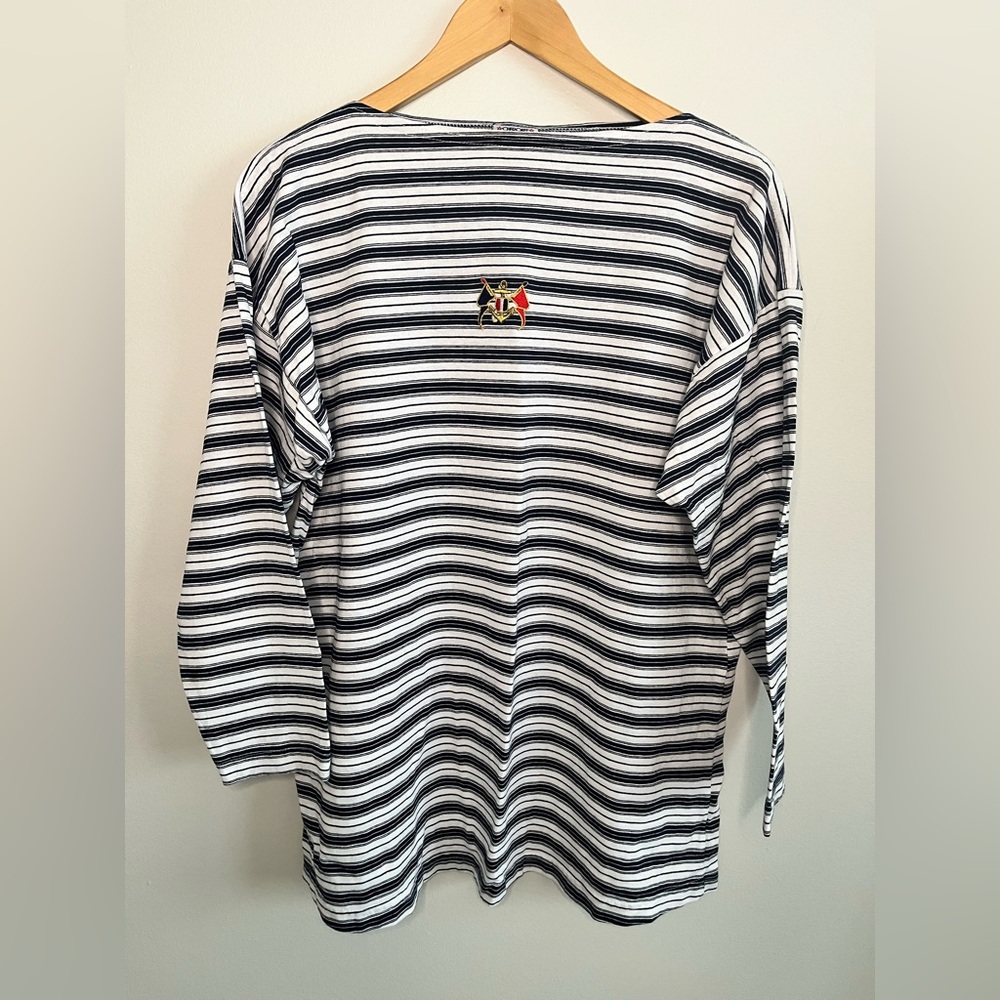 Vintage Cherokee Striped Maternity Top